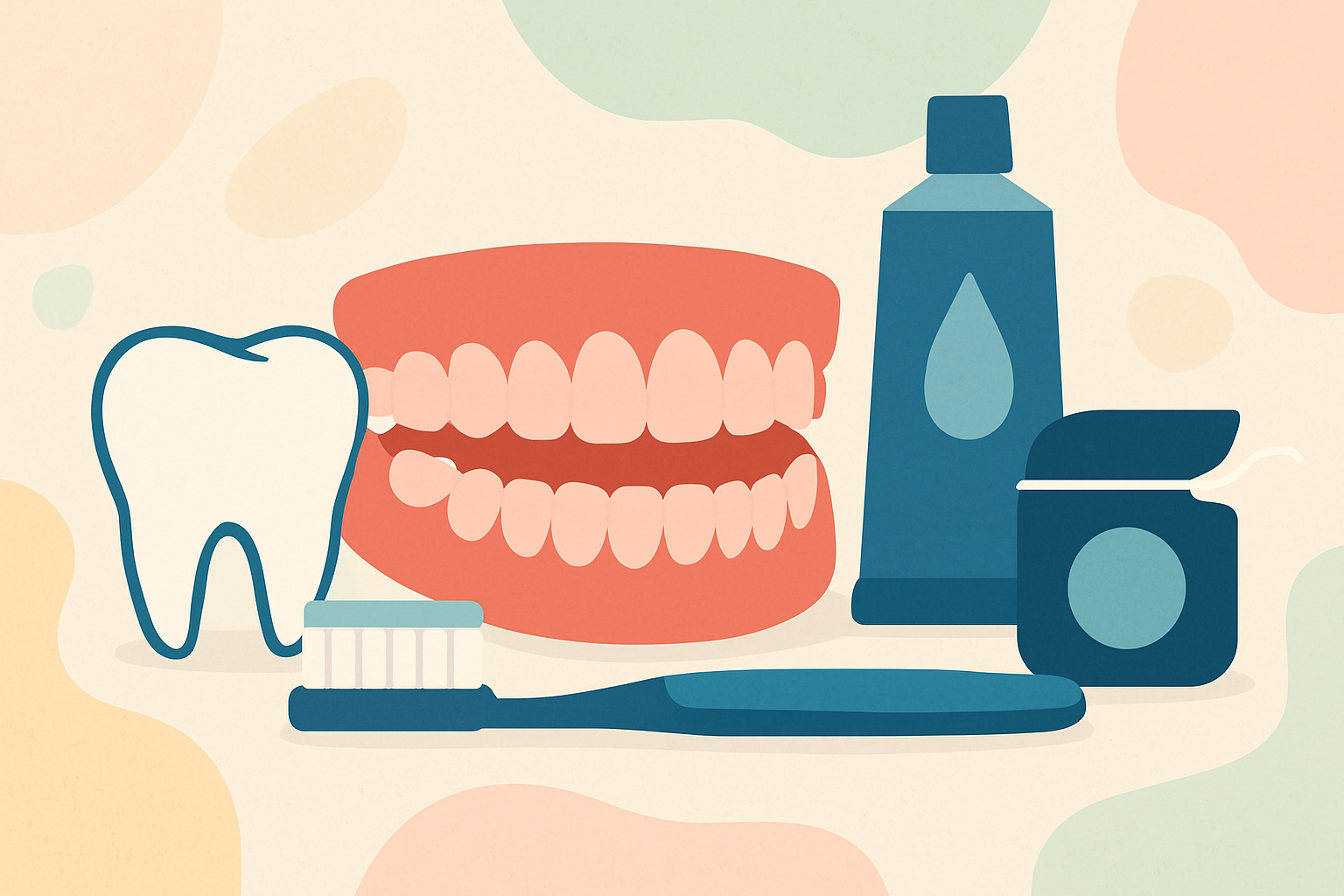 Cover image for Dental care tips for seniors including dentures