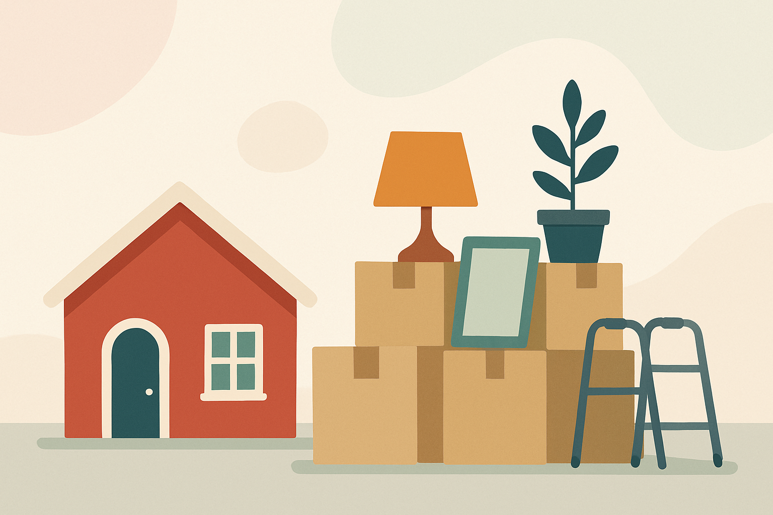 Cover image for Downsizing tips for seniors moving to a new home
