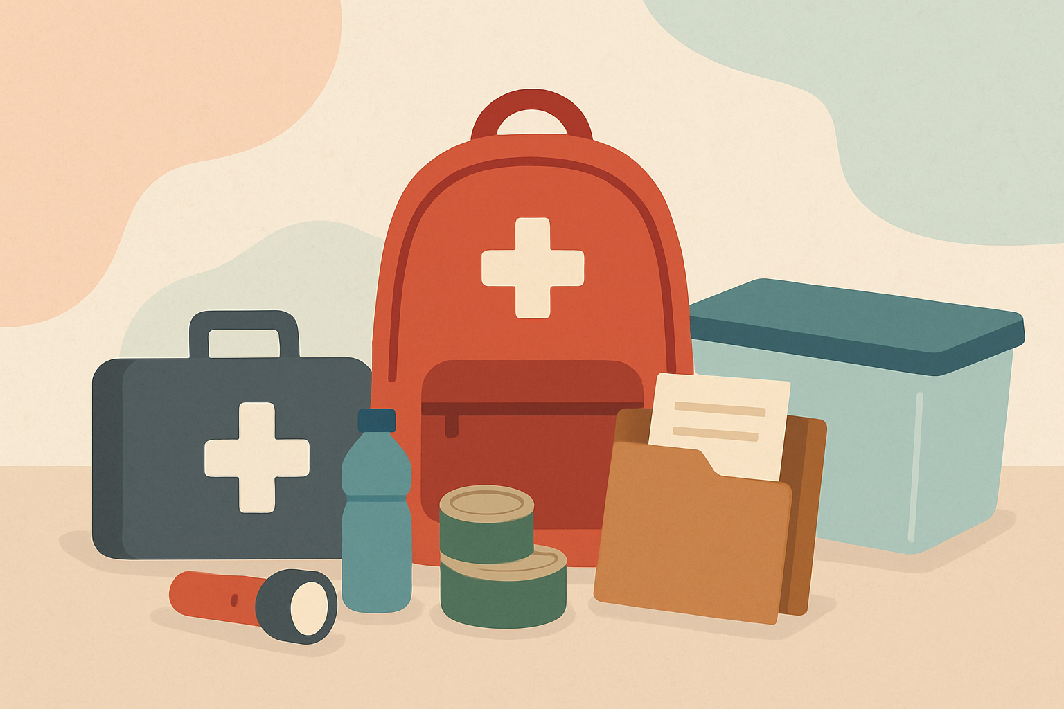 Cover image for Emergency kits and essential documents for families